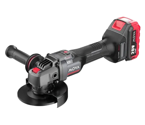 MOVA szlifierka kątowa bezszczotkowa pg125upk 20v 1300w 125mm ( - 1585819 - zdjęcie